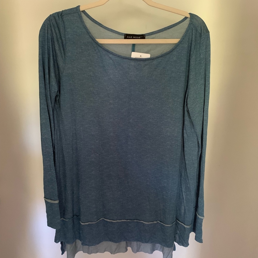 Super soft Long sleeve high low shirt